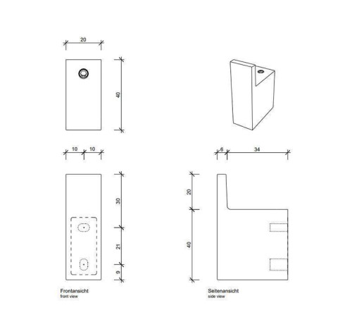 Крючок Decor Walther CT HAK1 черный матовый 0650360