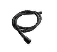 Шланг душевой AQUAme текстиль ПВХ 1500 мм черный матовый AQM1503MB