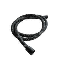 Шланг душевой AQUAme текстиль ПВХ 1500 мм черный матовый AQM1503MB