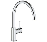 Смеситель для кухни Grohe BauClassic высокий C-излив 207 мм 31234001