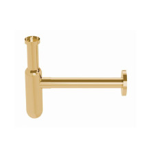 Сифон для раковины Kerasan Lux дизайнерский 1 1/4 золото 923591