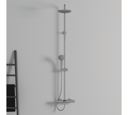 Душевая система Ideal Standard Ceratherm T25 с термостатом верхний душ 20 см хром A7590AA