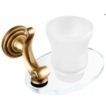 Стакан для зубных щеток Migliore On стеклянный бронза ON14392