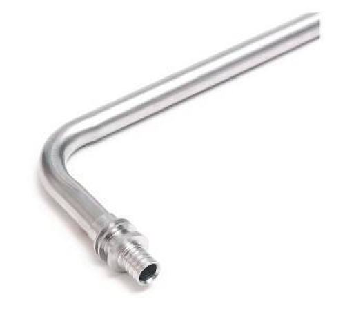 Трубка Г-образная для подключения радиатора REHAU RAUTITAN 20 мм 250 мм нержавеющая сталь 11096681001