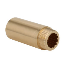 Удлинитель резьбовой Gappo G1221 латунный 1 x 80 мм ВР-НР G1221.06080