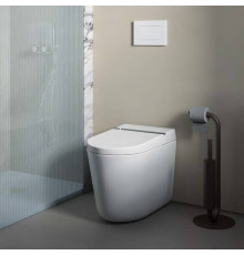 Унитаз-биде напольный Artceram Hype 38х59 см безободковый белый KHYV002 01 00