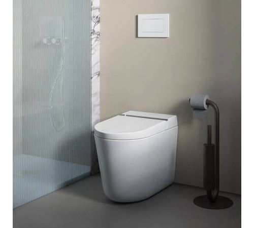 Унитаз-биде напольный Artceram Hype 38х59 см безободковый белый KHYV002 01 00