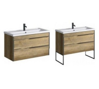 Тумба под умывальник AQUANET Fargo 100 дуб балтийский 1010х610х460 мм FRG0110DB