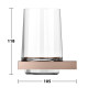 Стакан Keuco Edition 11 подвесной хрустальный brushed red gold 11150299000