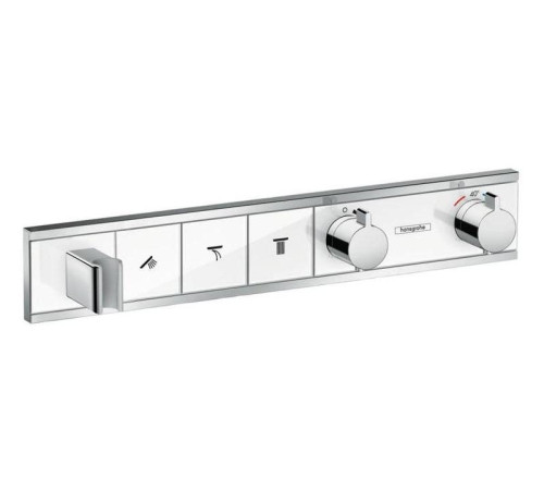 Термостат hansgrohe RainSelect на 3 потребителя внешняя часть 15356400