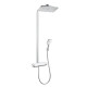 Душевая система Hansgrohe Raindance Select 360 Showerpipe с термостатом хром/белый 27112400