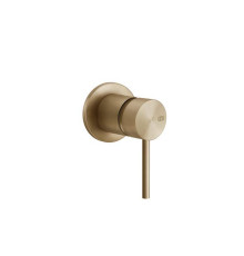 Смеситель для душа встраиваемый Gessi 316 Warm Bronze Brushed PVD 54019#726