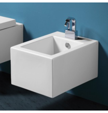 Биде подвесное Simas Frozen 38х51 см 1 отверстие белое F85/FZ19bi