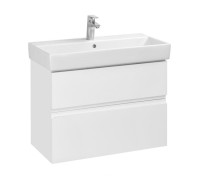 Тумба подвесная Roca Oleta 80х37х54 см 2 ящика белый матовый A857640501