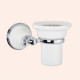 Стакан подвесной Tivoli World Harmony 109 керамический белый хром TWHA109bi/cr