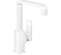 Смеситель для раковины Hansgrohe Metropol 230 однорычажный с донным клапаном Push-Open матовый белый 32511700