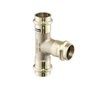 Тройник Viega Sanpress 22x15x22 мм бронза 2218 109165