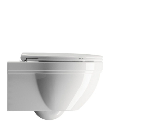 Сиденье для унитаза с крышкой GSI Classic SoftClose белый глянцевый MSC87CN11