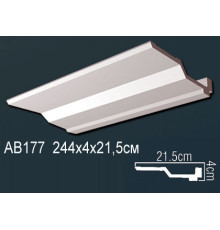 Карниз потолочный Perfect AB177 полиуретановый 200x200x2000 мм AB177