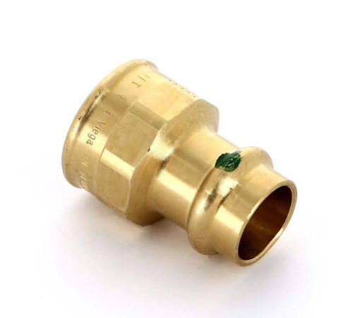 Муфта переходная пресс-В Viega Sanpress бронза 18х3/4 294519