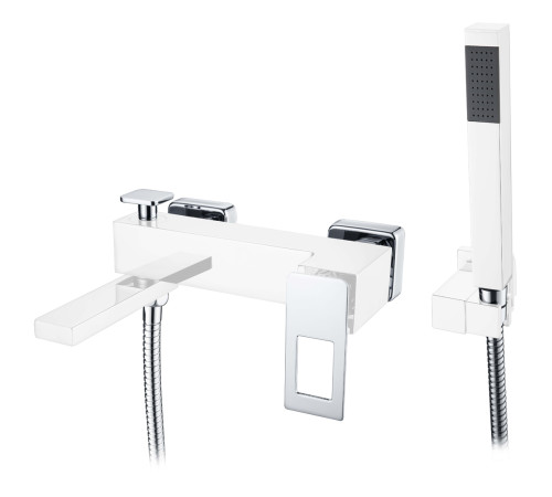 Смеситель для ванны Boheme Q с душевым комплектом хром 143-CRCR