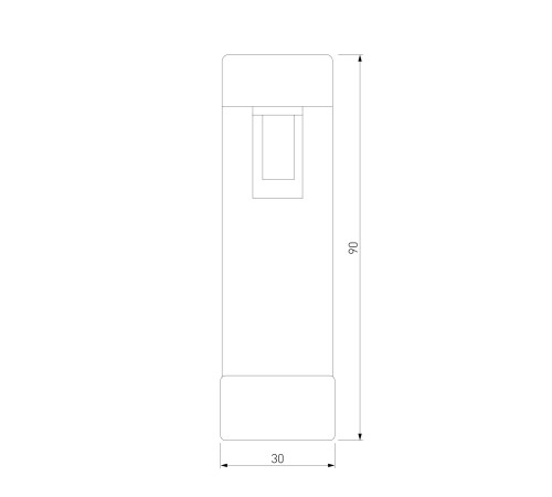 Esthetic Magnetic Трековый светильник 3W 3000K (чёрный) 85116/01