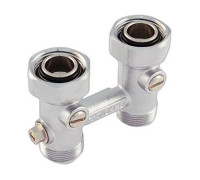 Распределитель двухтрубный с байпасом Tiemme 3/4 x 18 Евроконус 3390007