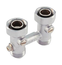 Распределитель двухтрубный с байпасом Tiemme 3/4 x 18 Евроконус 3390007