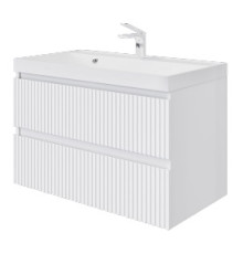 Тумба под раковину AquaMoon подвесная 60 см белый глянец AQM900160WH