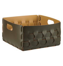 Корзинка ADJ Dubai 35x35x20 см оливковый/горчичный 2045.55/40