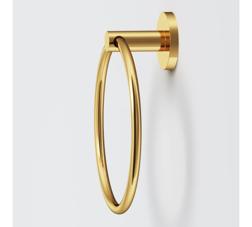 Кольцо для полотенец AM.PM X-Joy настенное золото A85A34499