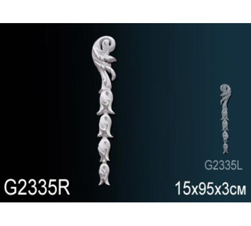 Декоративный элемент Perfect полиуретан правый G2335R