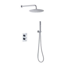 Душевой комплект Allen Brau Priority термостатический с верхним душем 30 см хром 5.31013-00