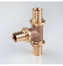 Тройник REHAU RAUTITAN RX 32-32-32 мм равнопроходной бронза 14564531001