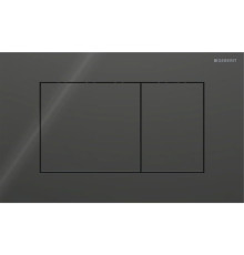 Клавиша смыва Geberit Sigma40 для двойного смыва квадратная черный 115.629.SJ.1