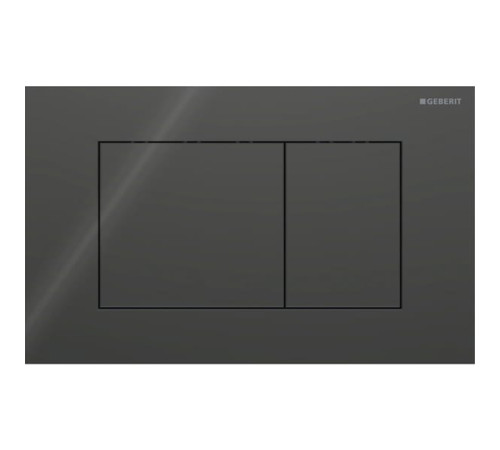 Клавиша смыва Geberit Sigma40 для двойного смыва квадратная черный 115.629.SJ.1
