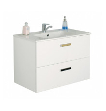 Тумба под раковину подвесная Roca Victoria Nord 786х550х450 мм 2 ящика белая Z.RU90.0.003.2