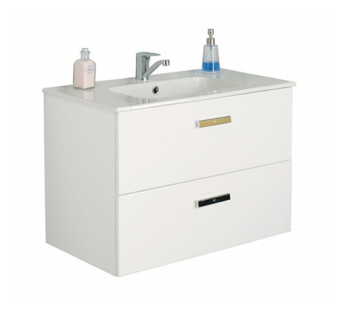 Тумба под раковину подвесная Roca Victoria Nord 786х550х450 мм 2 ящика белая Z.RU90.0.003.2