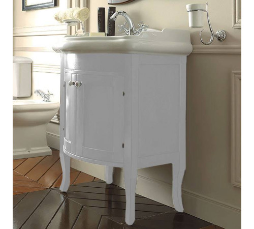 Комплект мебели Kerasan Retro 69 см напольный белый матовый 104601*1/735130