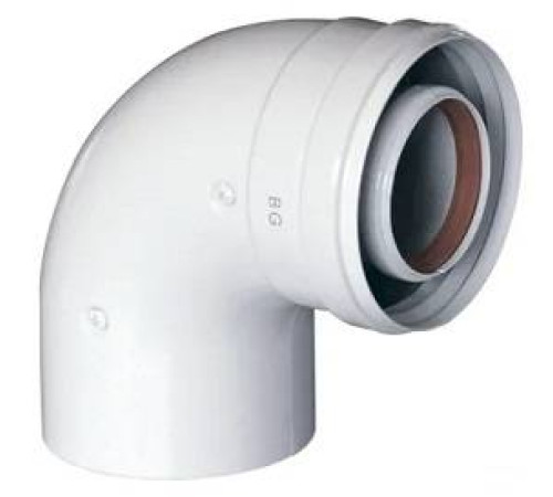 Отвод коаксиальный промежуточный Baxi 90° 60/100 мм MT71410151