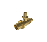 Тройник латунный KAN-therm UltraLine 25x16x25 мм 1109260026