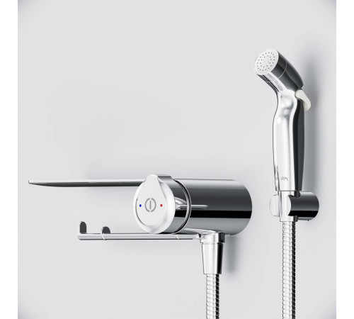 Смеситель TouchReel с гигиеническим душем и полкой встраиваемый AM.PM X-Joy F0H85A800