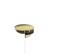 Донный клапан Hansgrohe 1 1/4 с фиксированной крышкой золотой 50001990