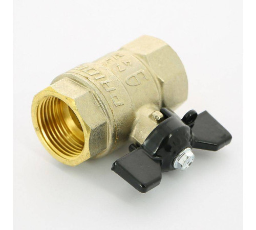 Кран шаровой LD Pride 47.300.20 полнопроходной 3/4 ВР/ВР бабочка 47.300.20