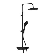 Душевая система AM.PM Apollo с термостатическим смесителем-полкой черный 947760300