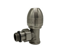 Вентиль угловой ручной SR Rubinetterie Ovus 1/2 матовый никель 0435-1500NS00