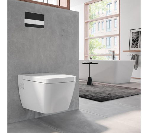 Унитаз-биде подвесной TECE TECEone 54х35 см безободковый смыв Tornado с сиденьем 9700216