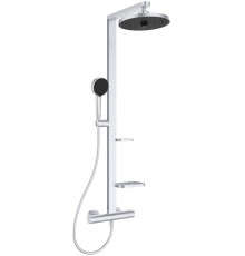 Душевая система с термостатом Ideal Standard ALU+ Ø 260/100 мм полки 130 и 208 мм BD583SI