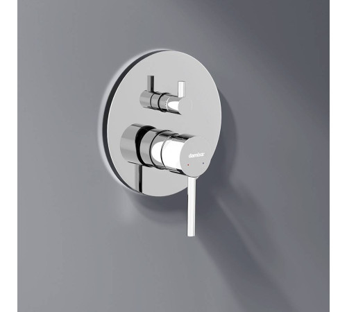 Встраиваемая душевая система Damixa Scandinavian Pure со смесителем и штангой 936530000