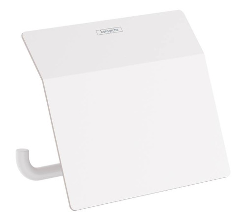 Держатель для туалетной бумаги hansgrohe AddStoris с крышкой белый матовый 41753700